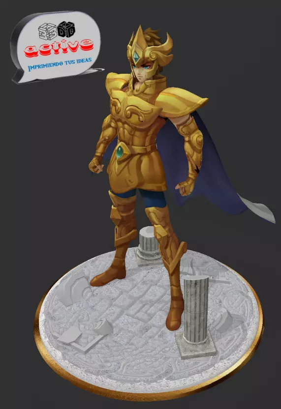 Saint Seiya - Aiolia Leo 3D print model_0