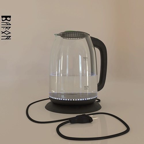 kettle without brand or name 3D model
