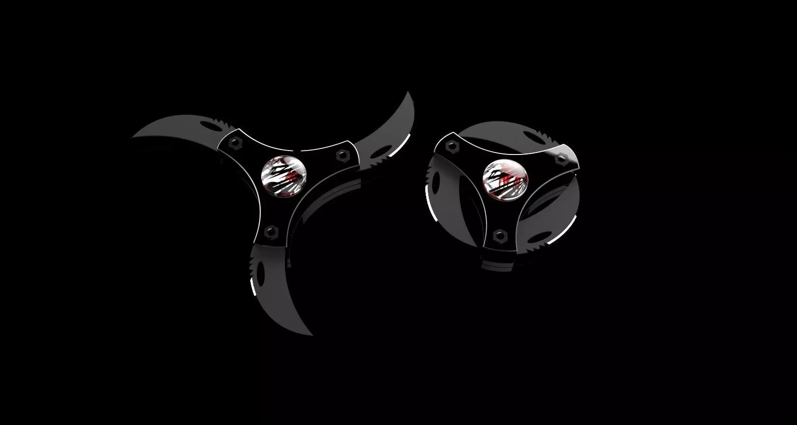 Cyclone Knife 3D print model