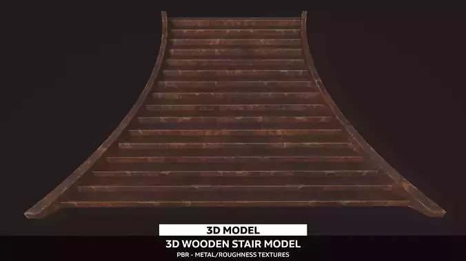 Old Wooden Main Stair