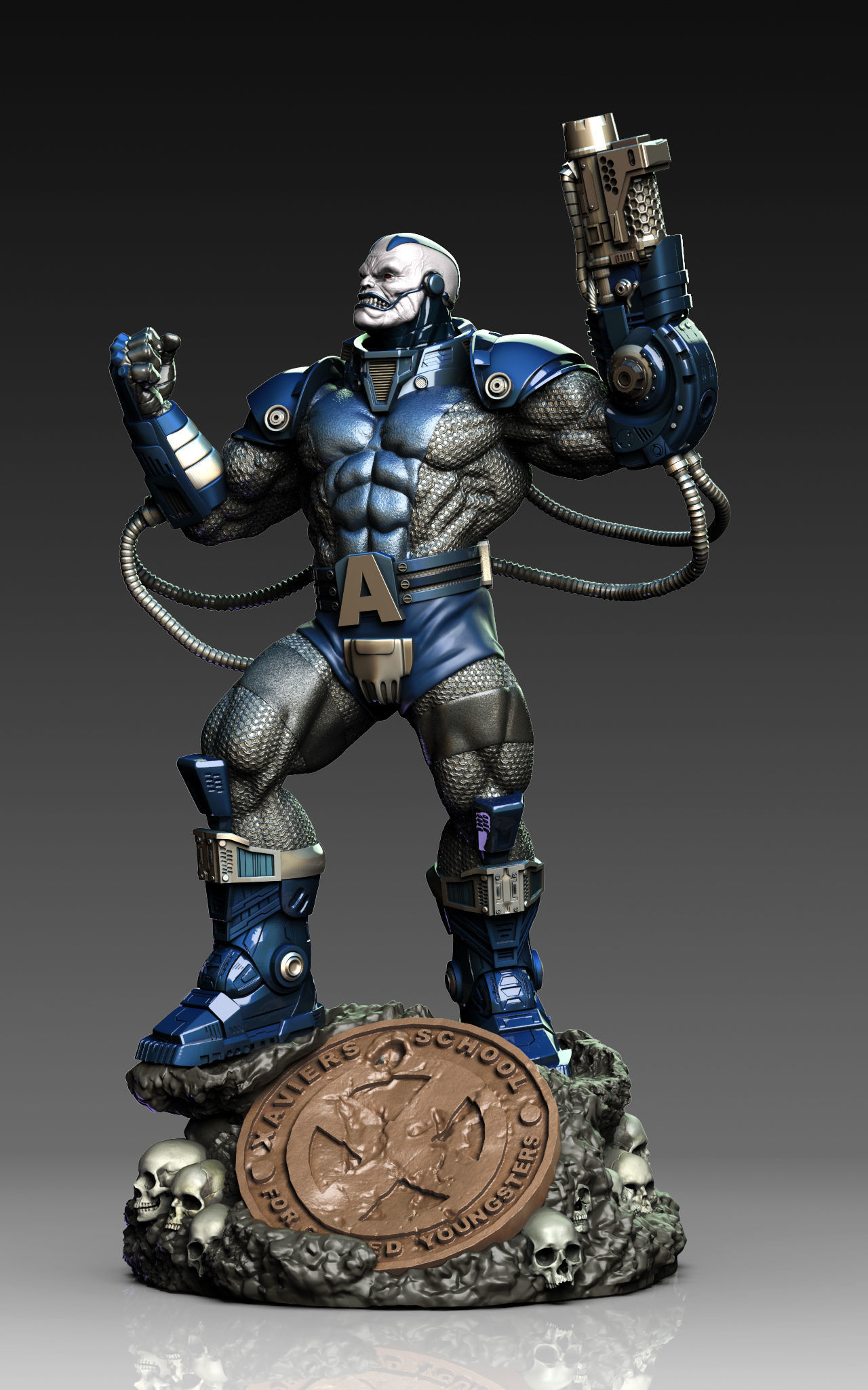 X-men apocalypse  3D print model_4