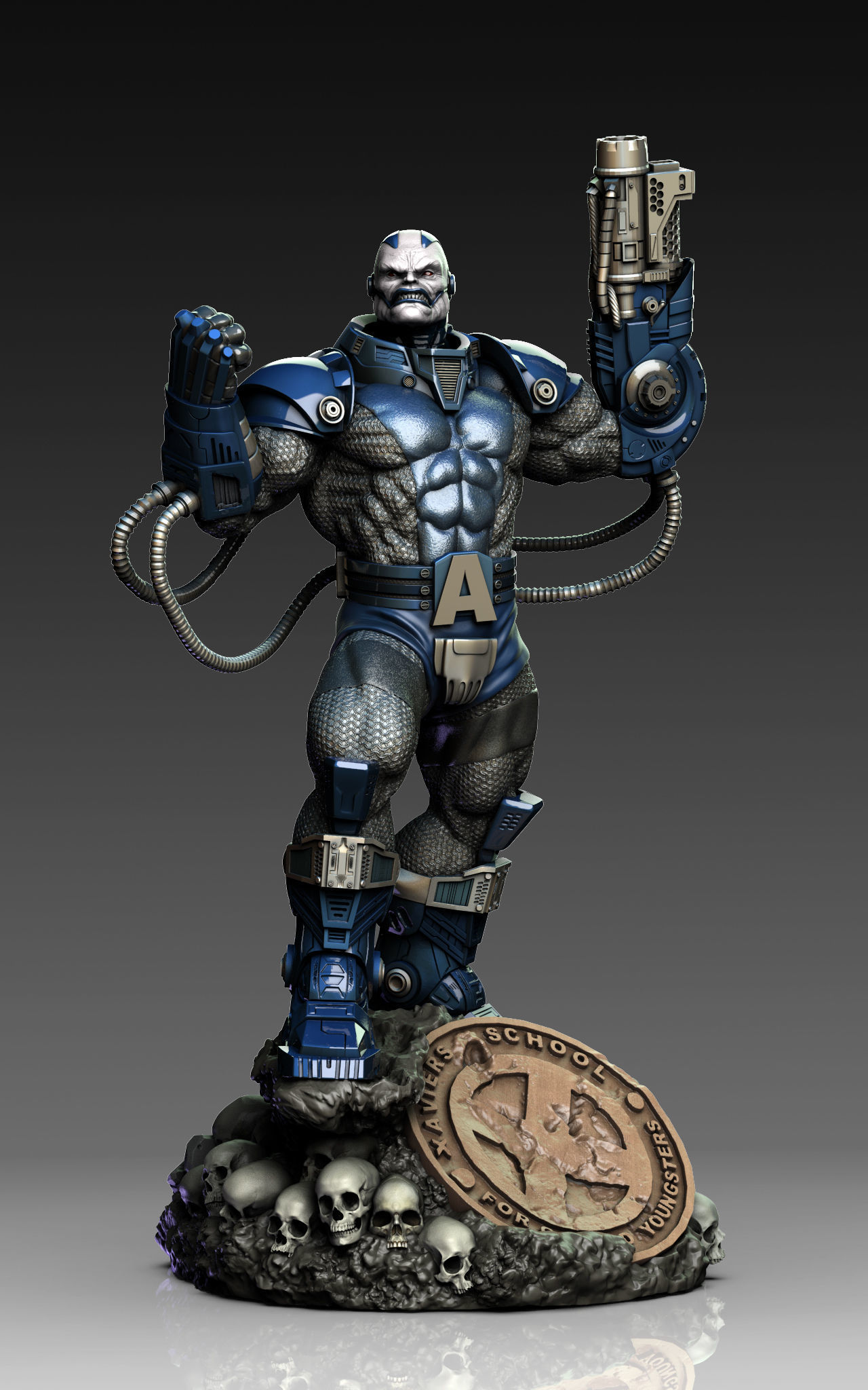 X-men apocalypse  3D print model_3