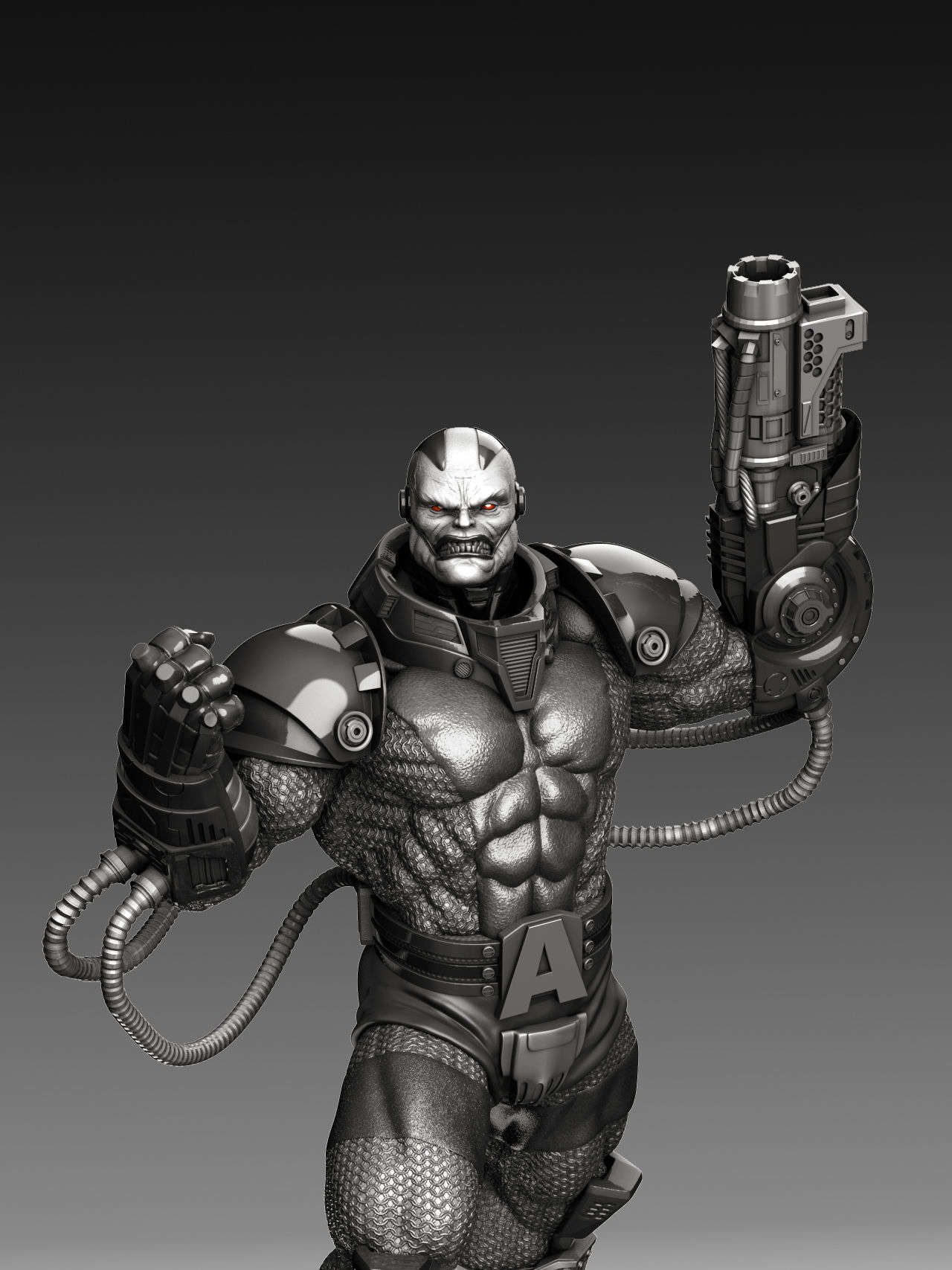 X-men apocalypse  3D print model_11