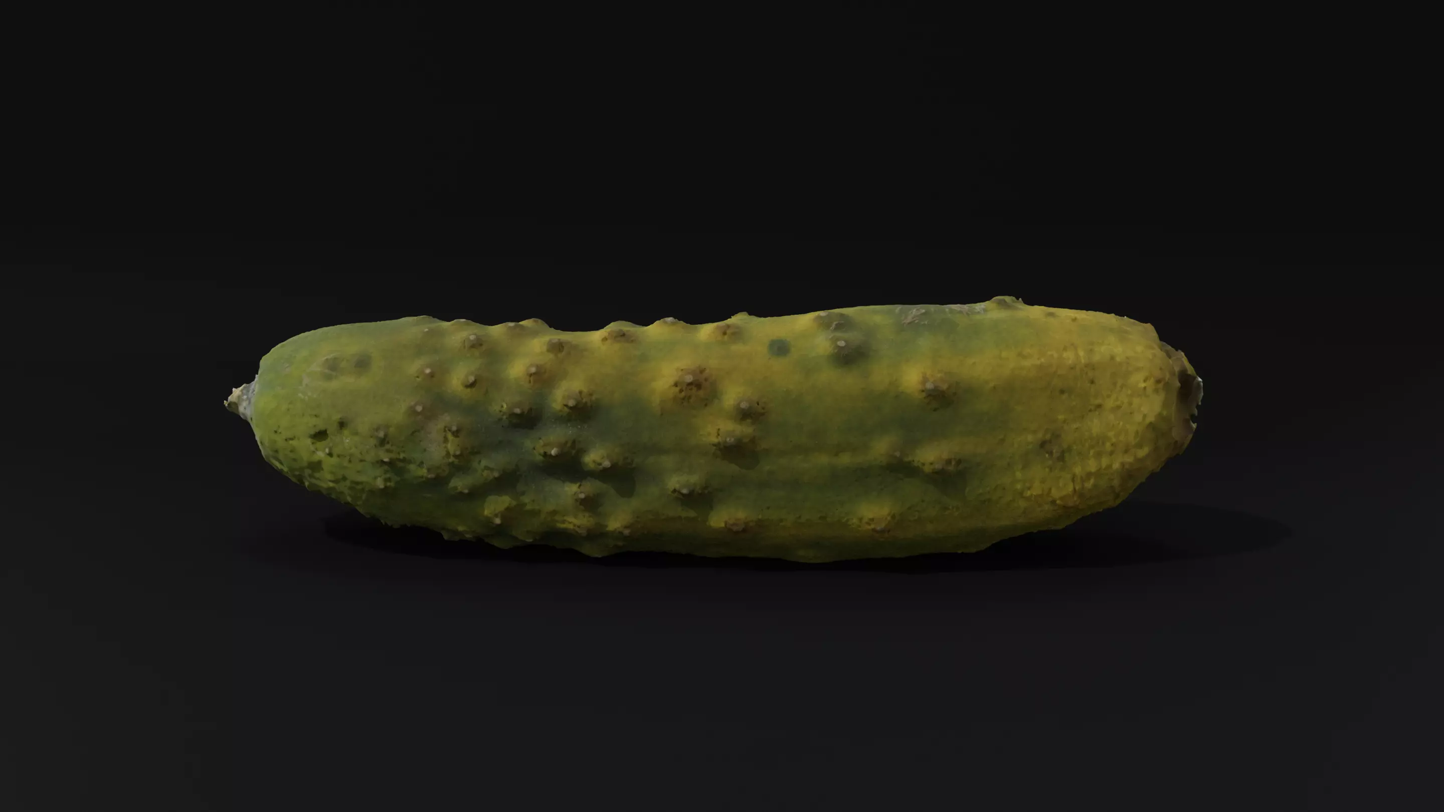 Scanned cucumber 3D model_0