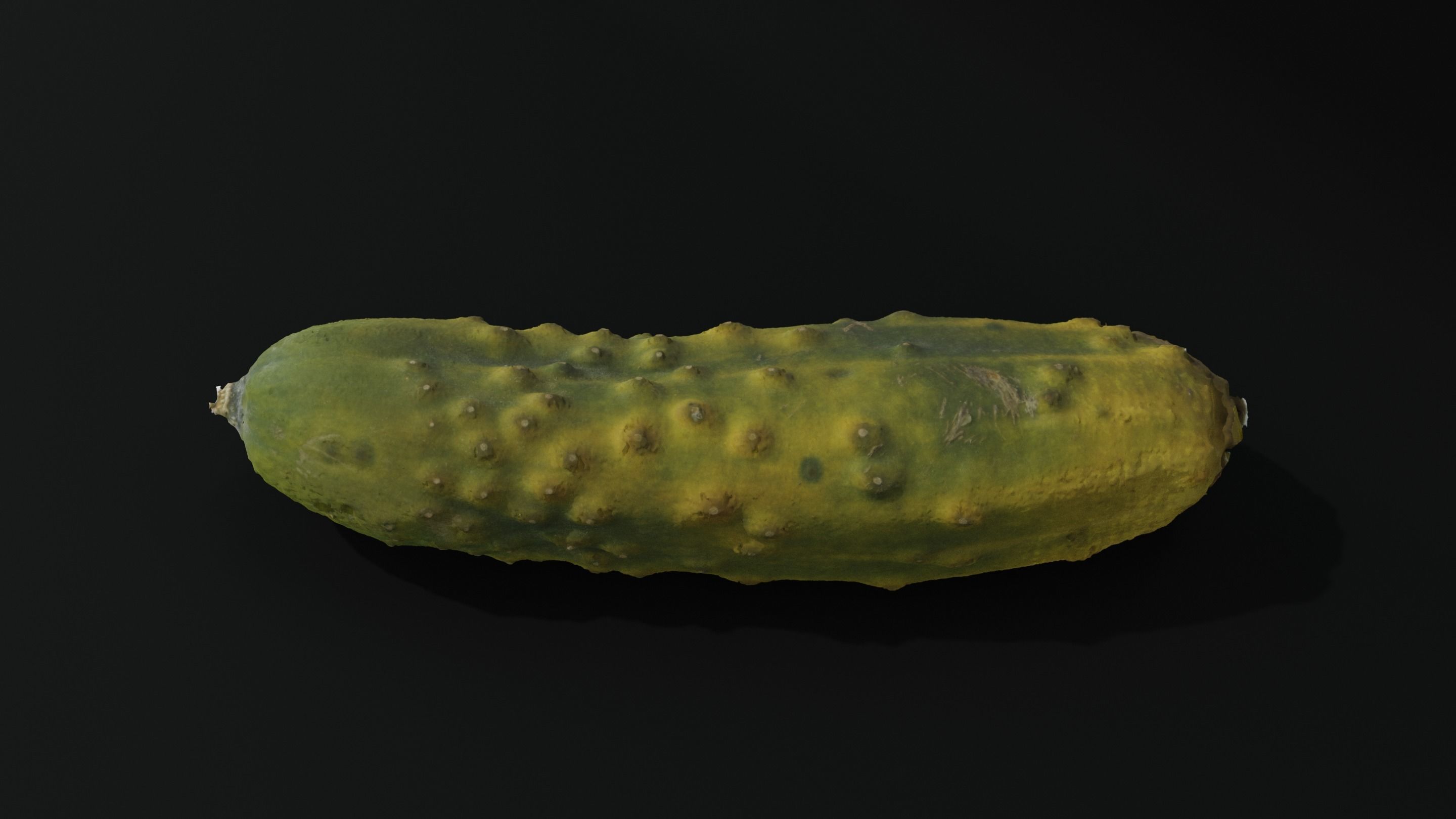 Scanned cucumber 3D model_3