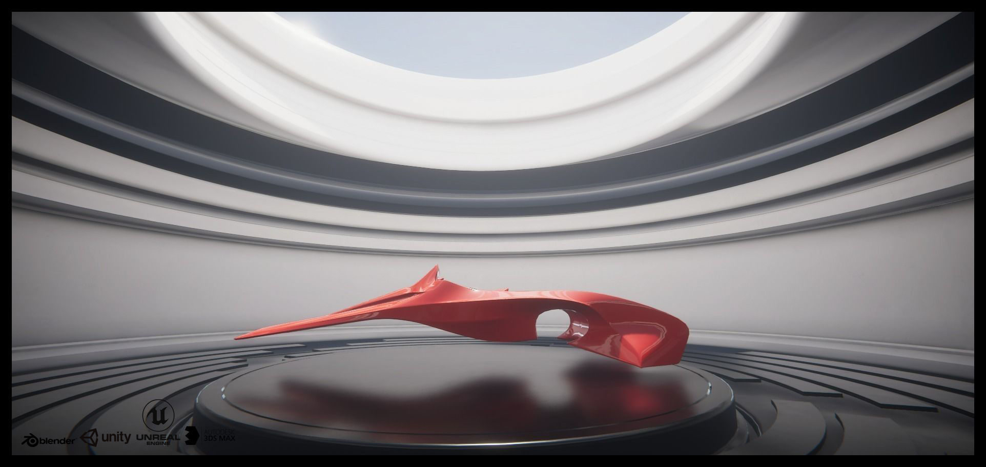 Futuristic Showroom