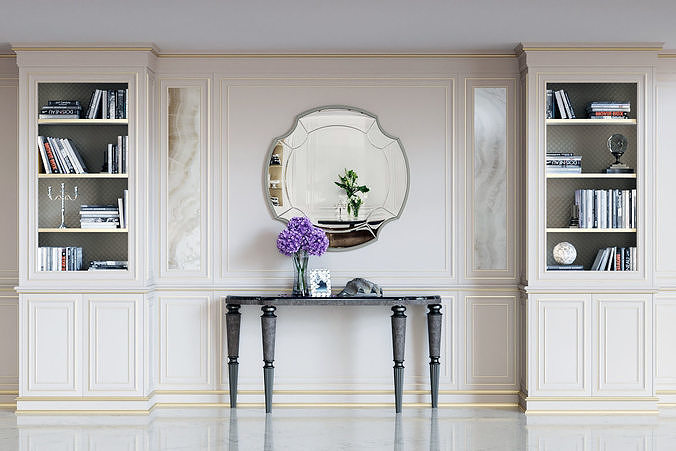 Longhi Heritage boiserie collection 3D model