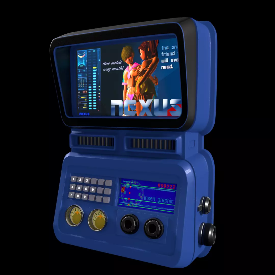 Control Panel Box 3D model | CGTrader