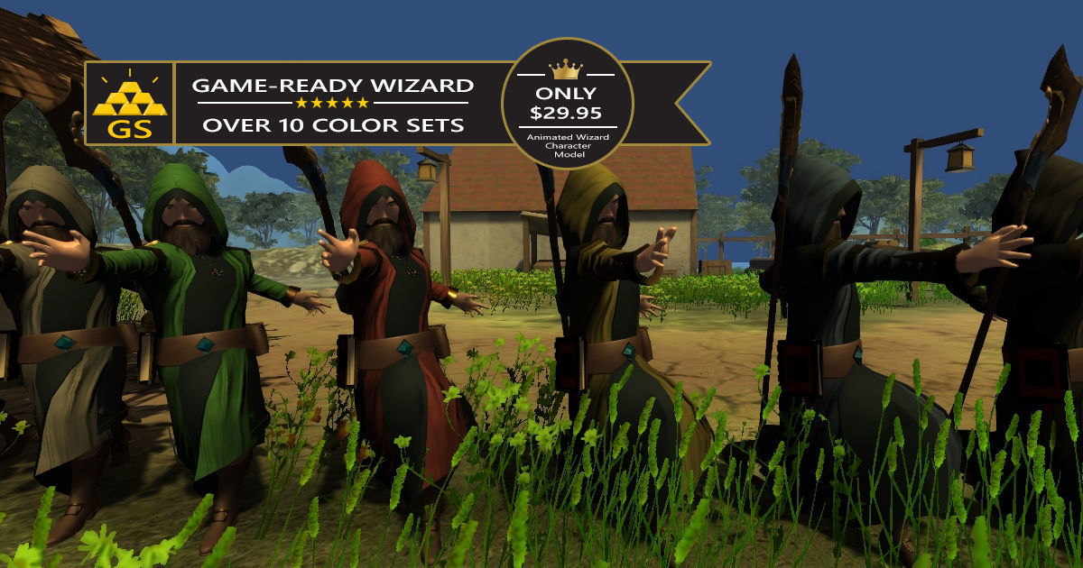 RPG Characters Pack 3D model_3