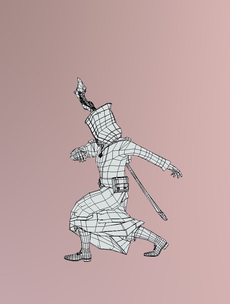 RPG Characters Pack 3D model_10