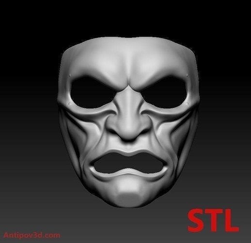 Samurai Traditional Japanese Mask 3D Print Ready STL 3D print model