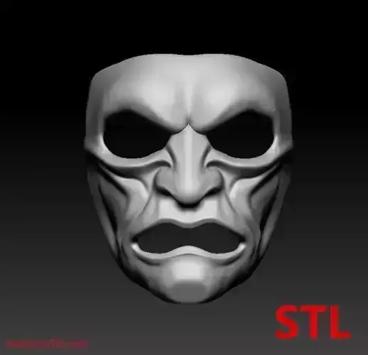 Samurai Traditional Japanese Mask 3D Print Ready STL