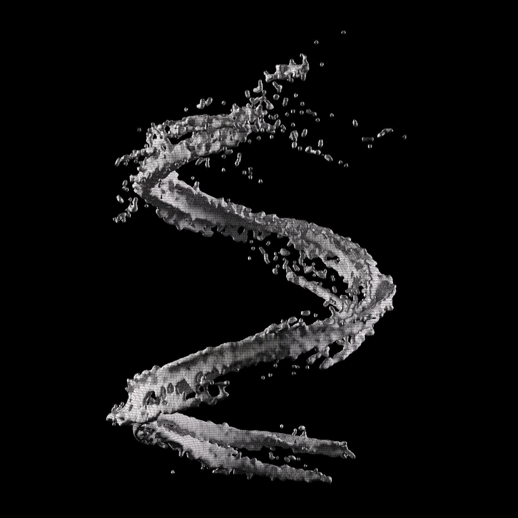 Water Splash 01 3D model_10