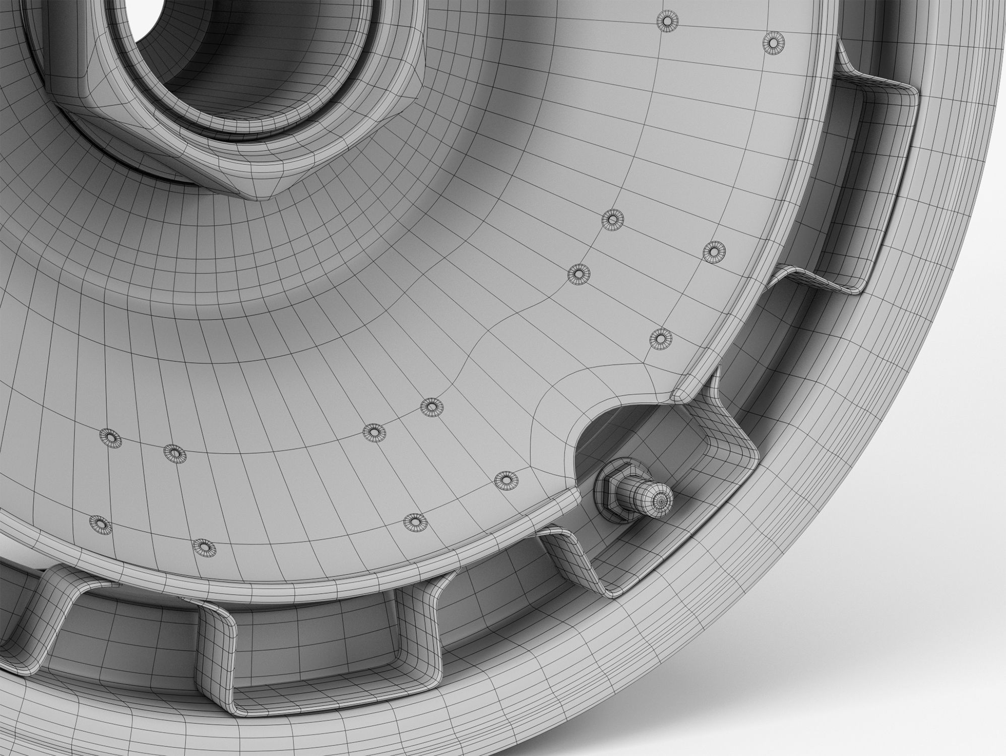 Porsche Turbofan Wheel 3D model_5