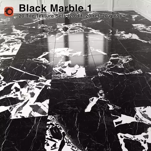 Black Marble Tiles Pack 1