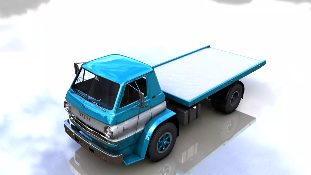 DODGE L700 TRUCK 1966 3D model