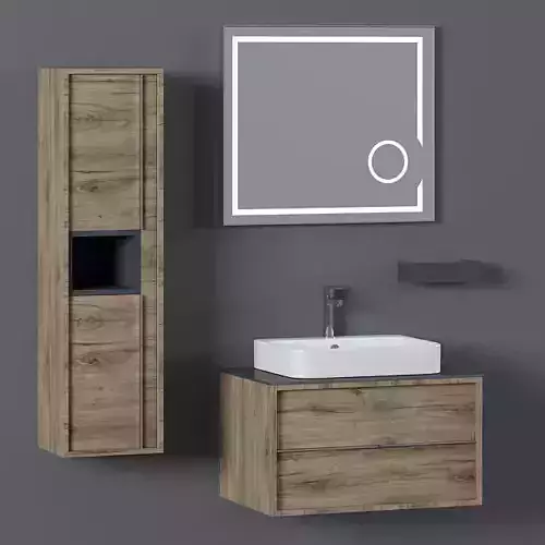 Bathroom Furniture Set  Elantra 80 3D model