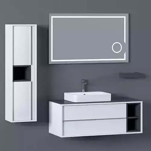 Bathroom Furniture Set Elantra 120 3D model