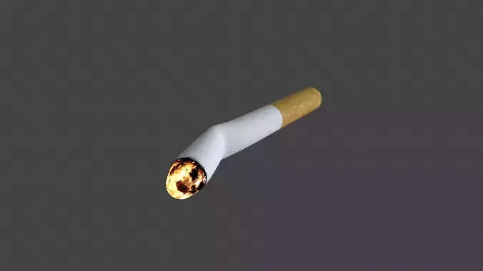 UDUD-003 Cigarette Low-poly 3D model