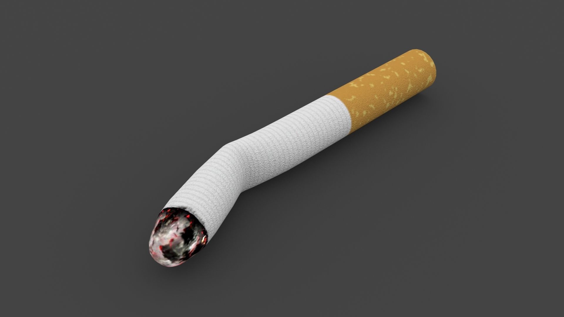 UDUD-003 Cigarette Low-poly 3D model_2