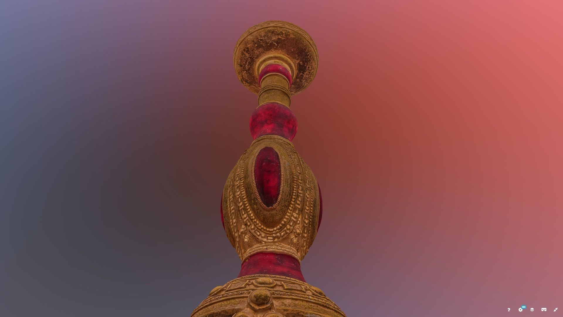 Decorative Candle Holder 3D model_3