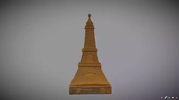 Gold Eiffel Tower Bookend