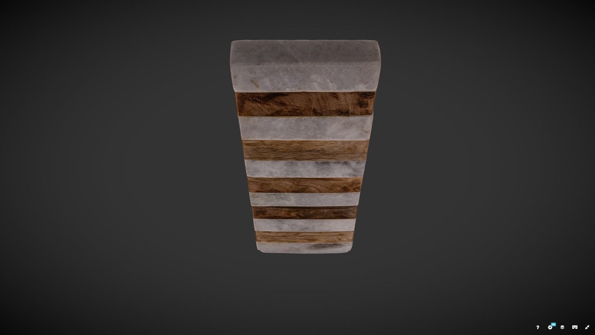 Stone Bookend 3D model_2