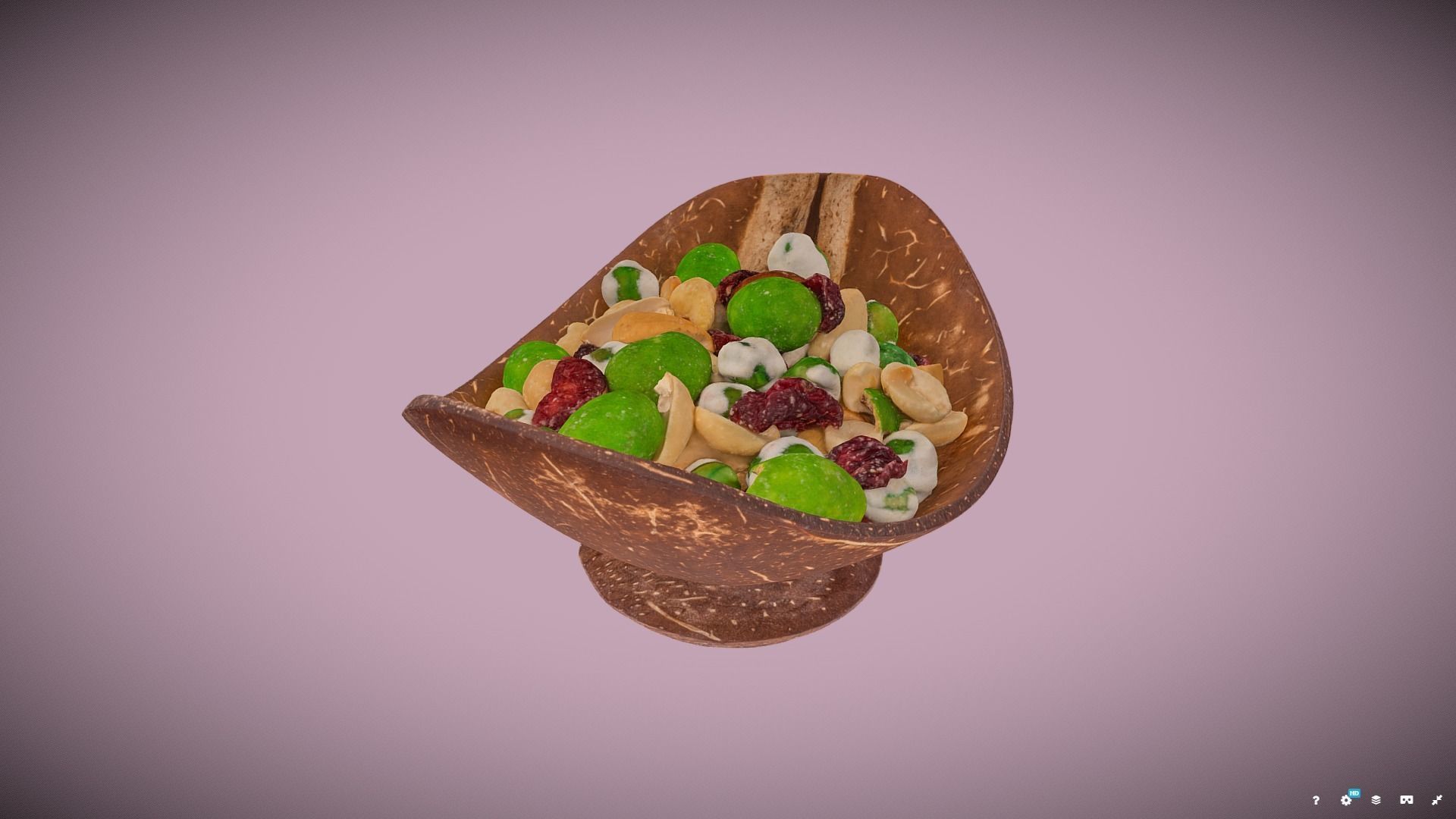 Wasabi and Nuts Trail Mix 3D model_1