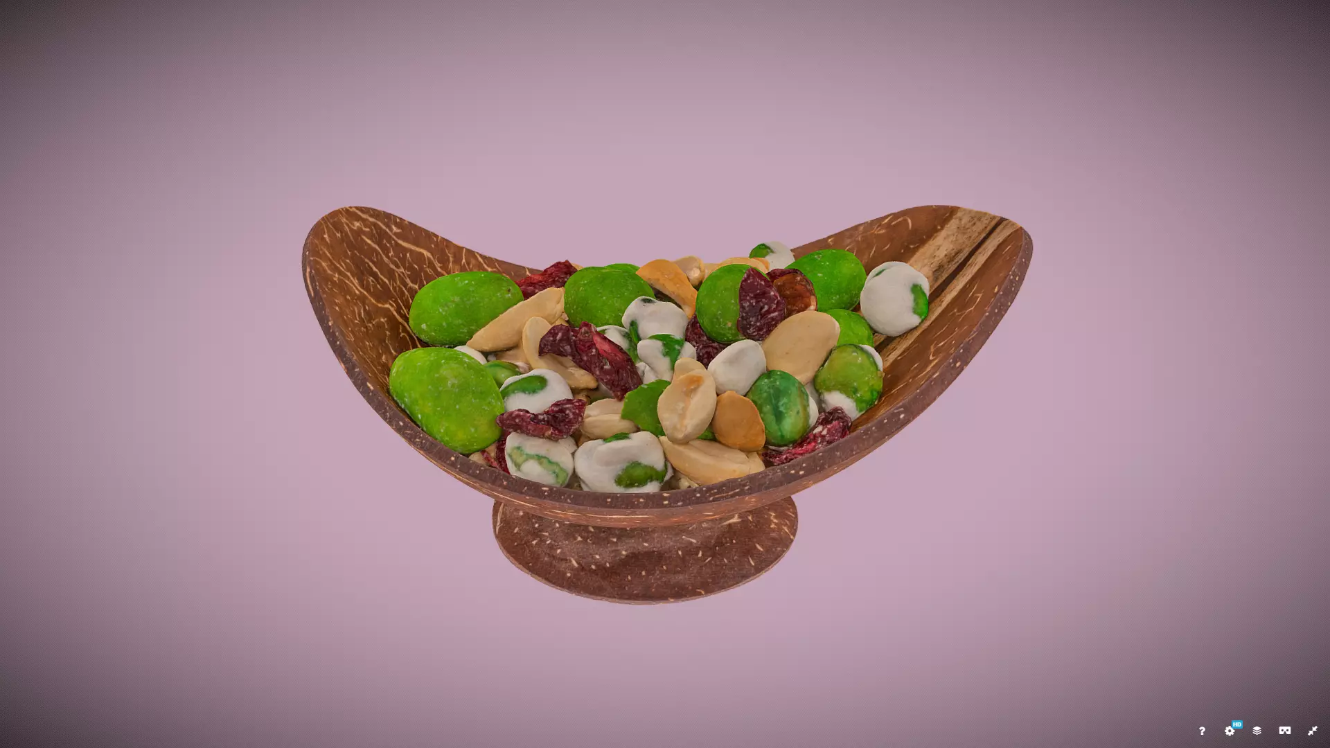 Wasabi and Nuts Trail Mix 3D model_0
