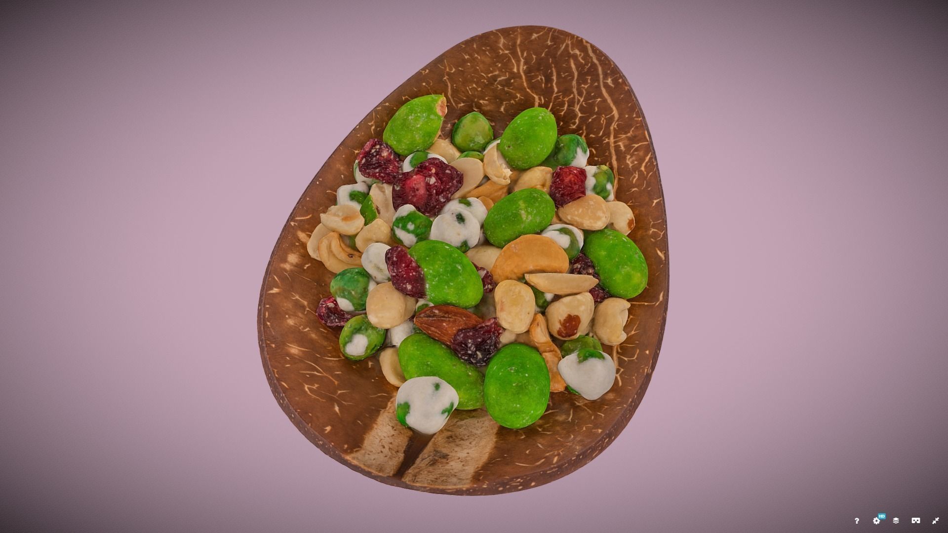 Wasabi and Nuts Trail Mix 3D model_2