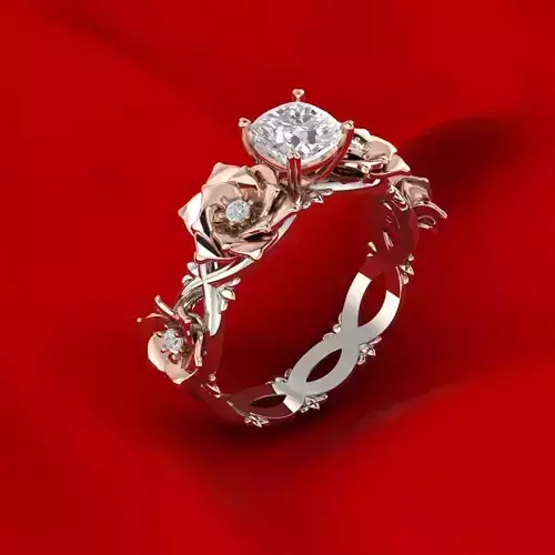 Unique Rose Ring