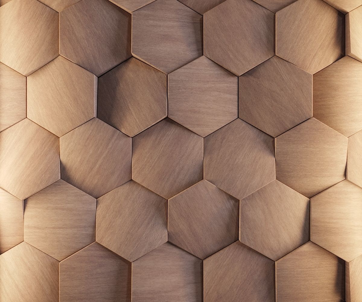 3D Wall Panel 01 Low-poly 3D model_2