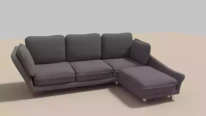COUCH and ottoman