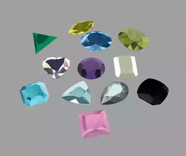 Standard diamond briliant and variety shape