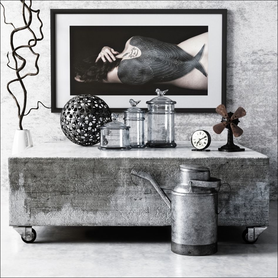 Modern Bedroom Interior 3D model_65