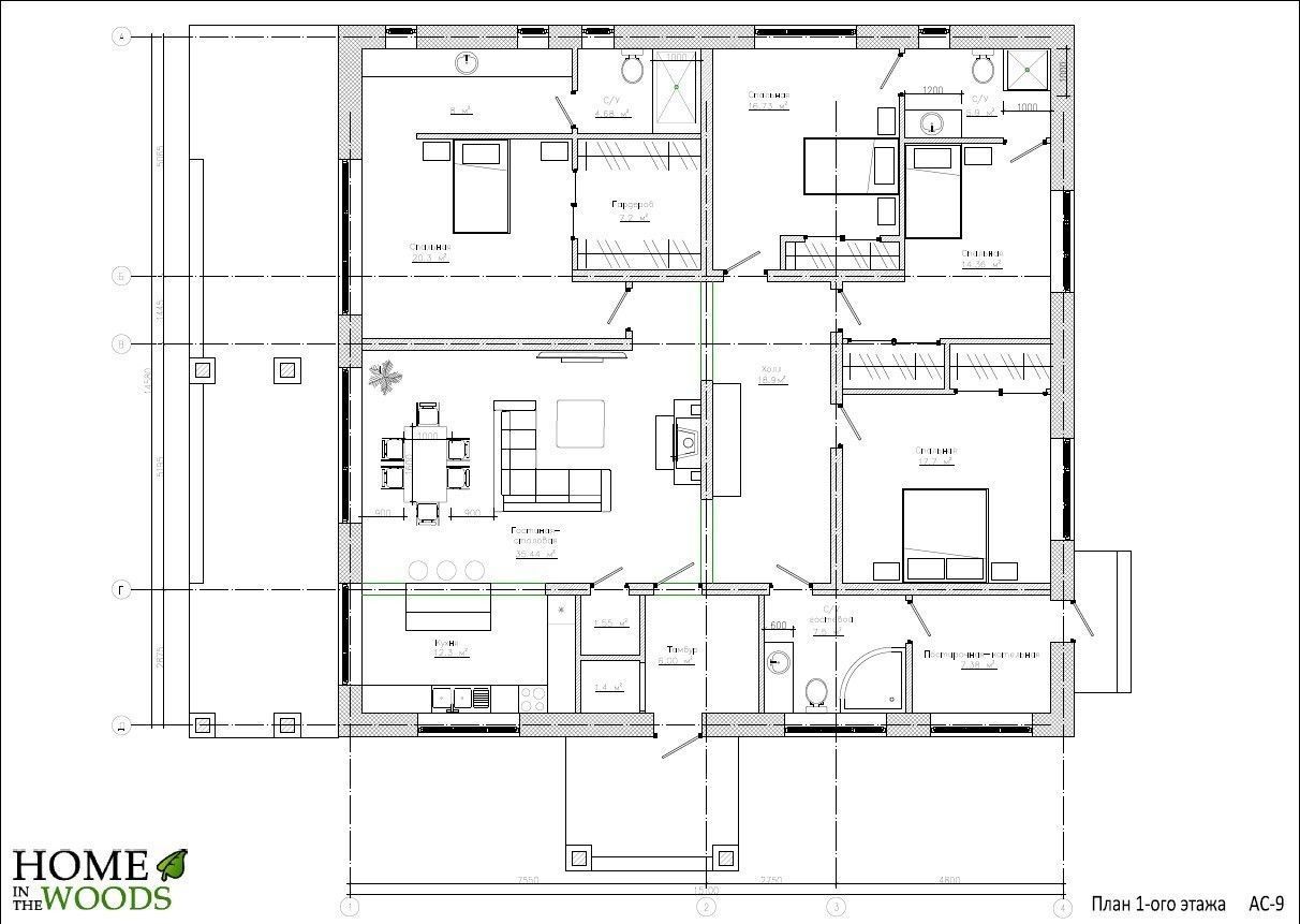 Modern Bedroom Interior 3D model_67