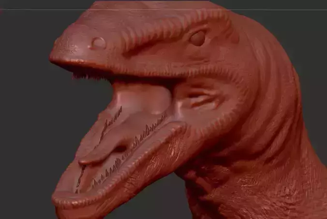Velociraptor Detailed 3D Model