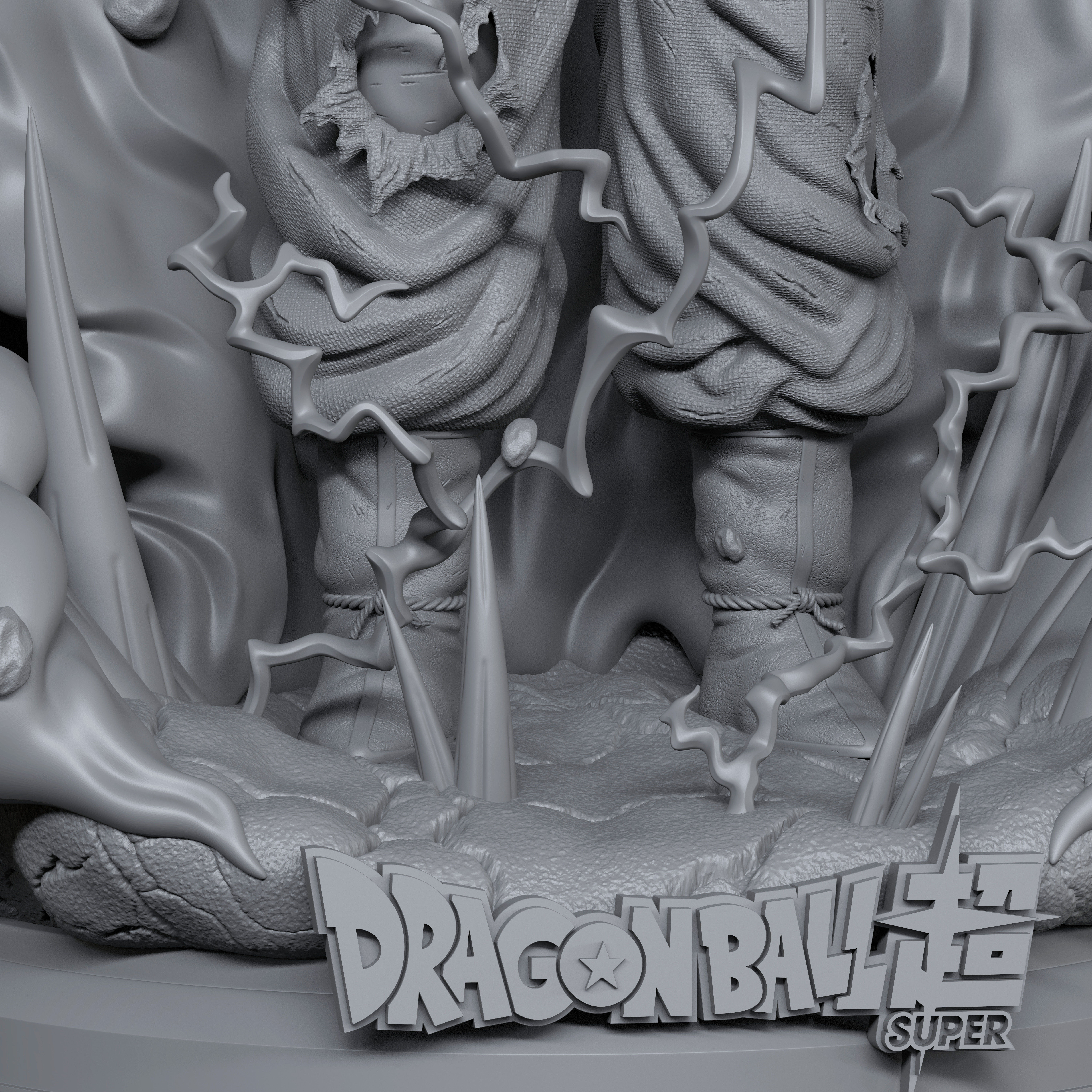 Goku Ultra Instinto - Dragon Ball Super 3D print model_14