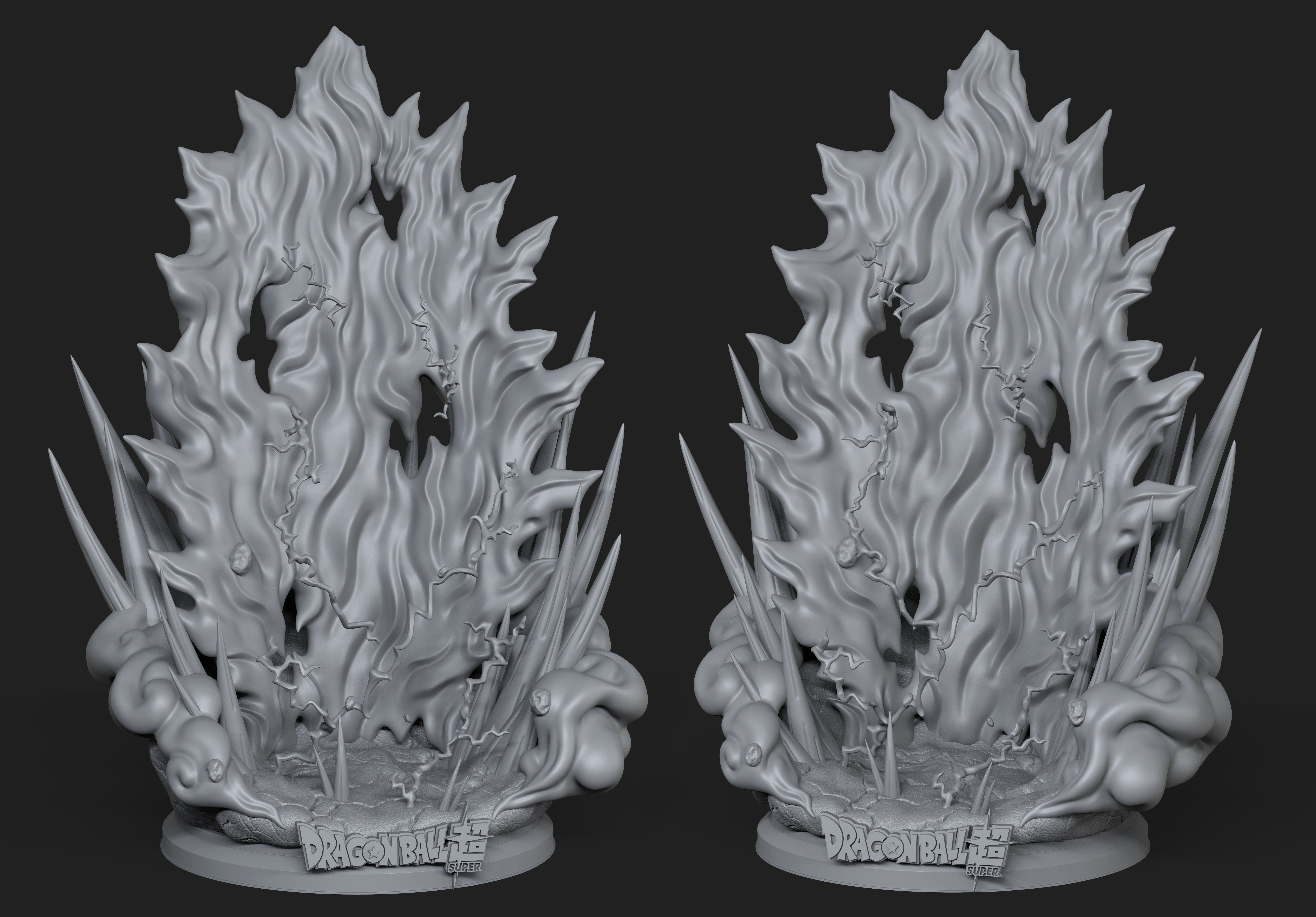 Goku Ultra Instinto - Dragon Ball Super 3D print model_17