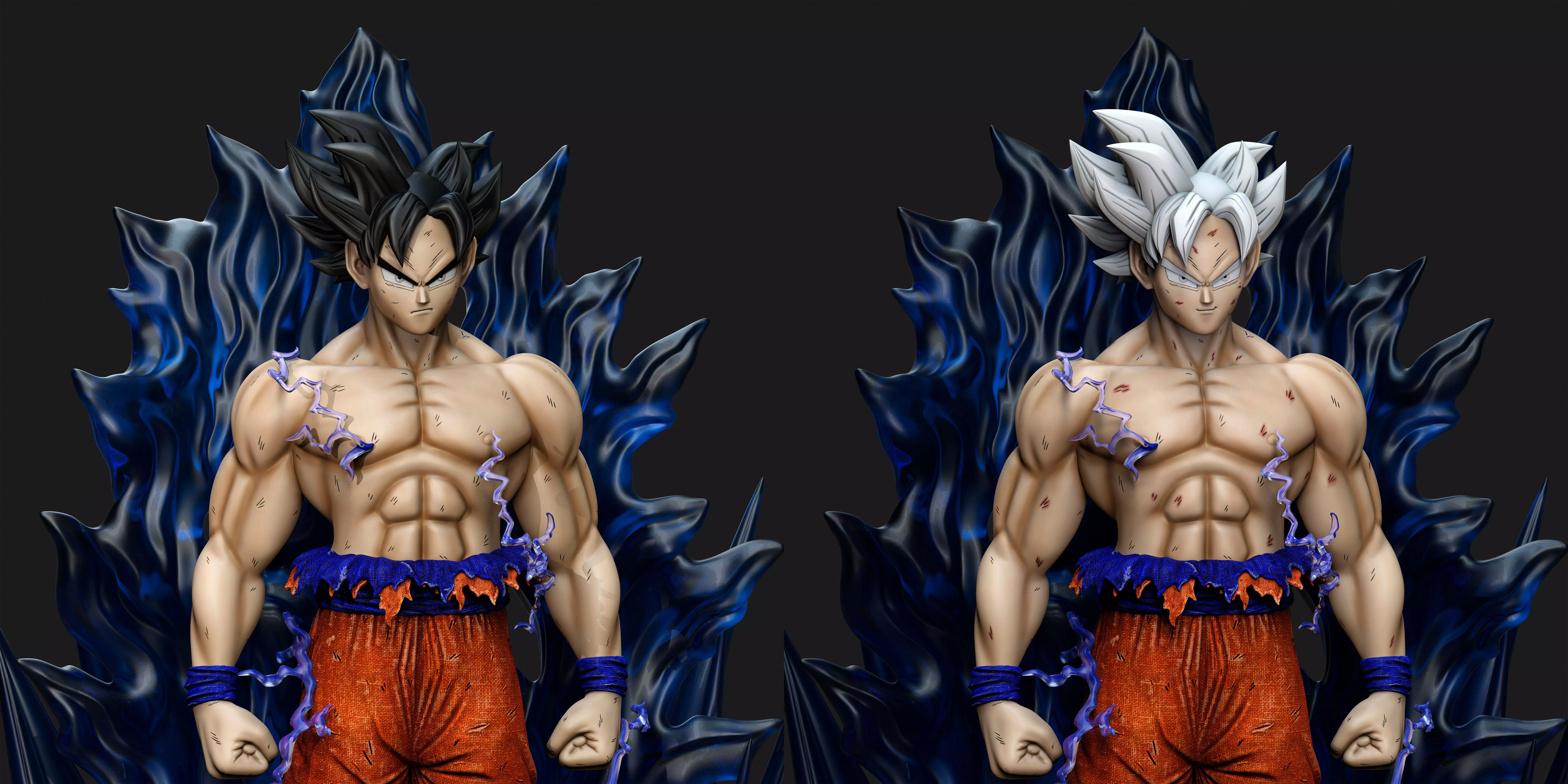 Goku Ultra Instinto - Dragon Ball Super 3D print model_0
