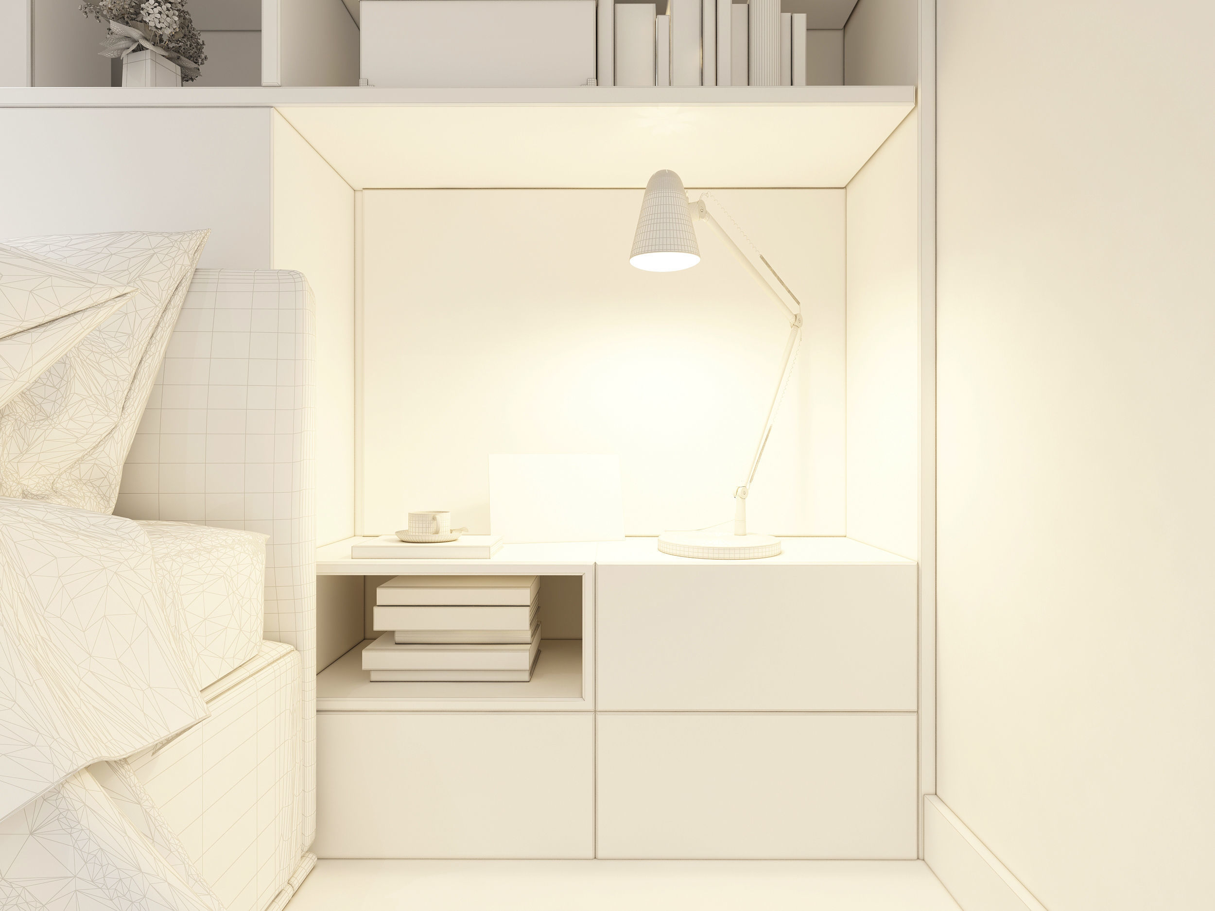 BEDROOM DESIGN 3D model 3D model_7