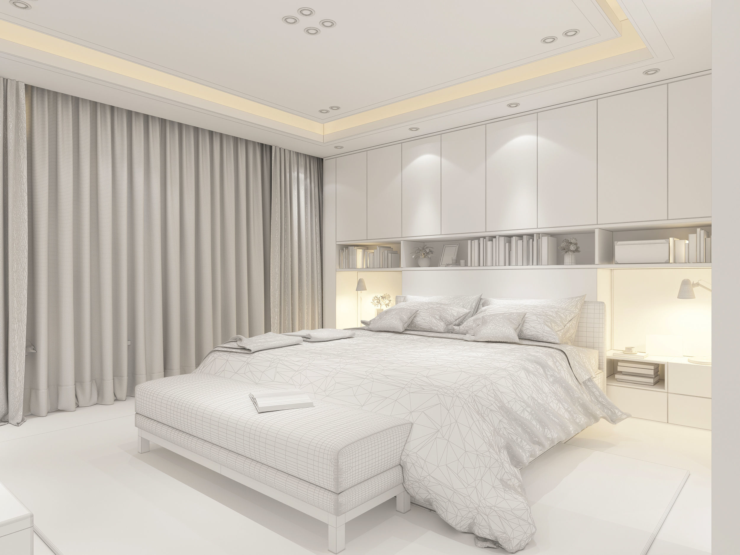 BEDROOM DESIGN 3D model 3D model_5