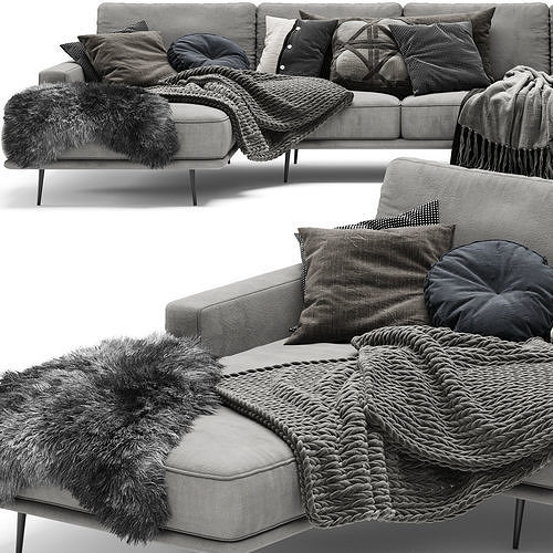 Sofa Collection 03 - 10 Items 3D model 3