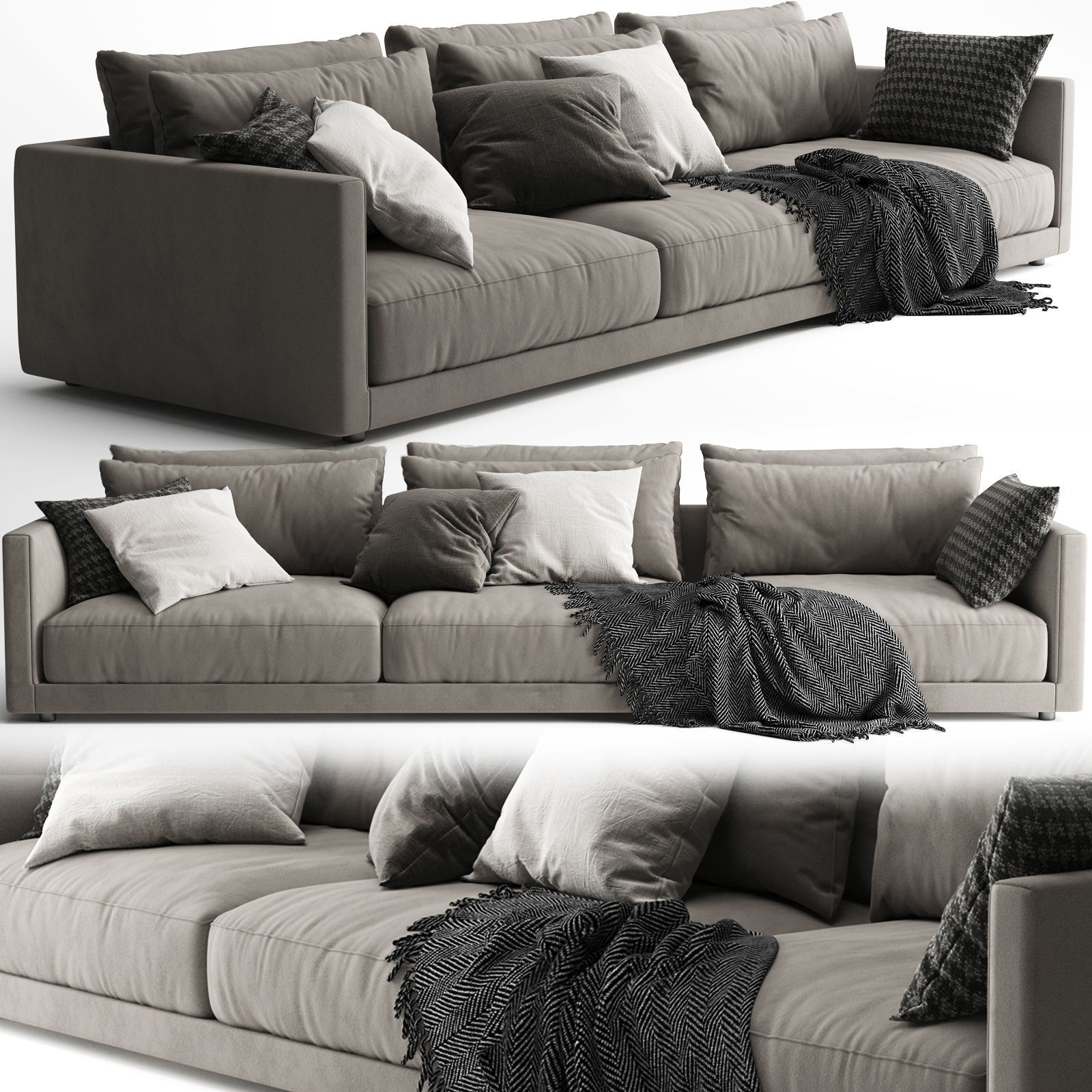 Sofa Collection 03 - 10 Items 3D model_10
