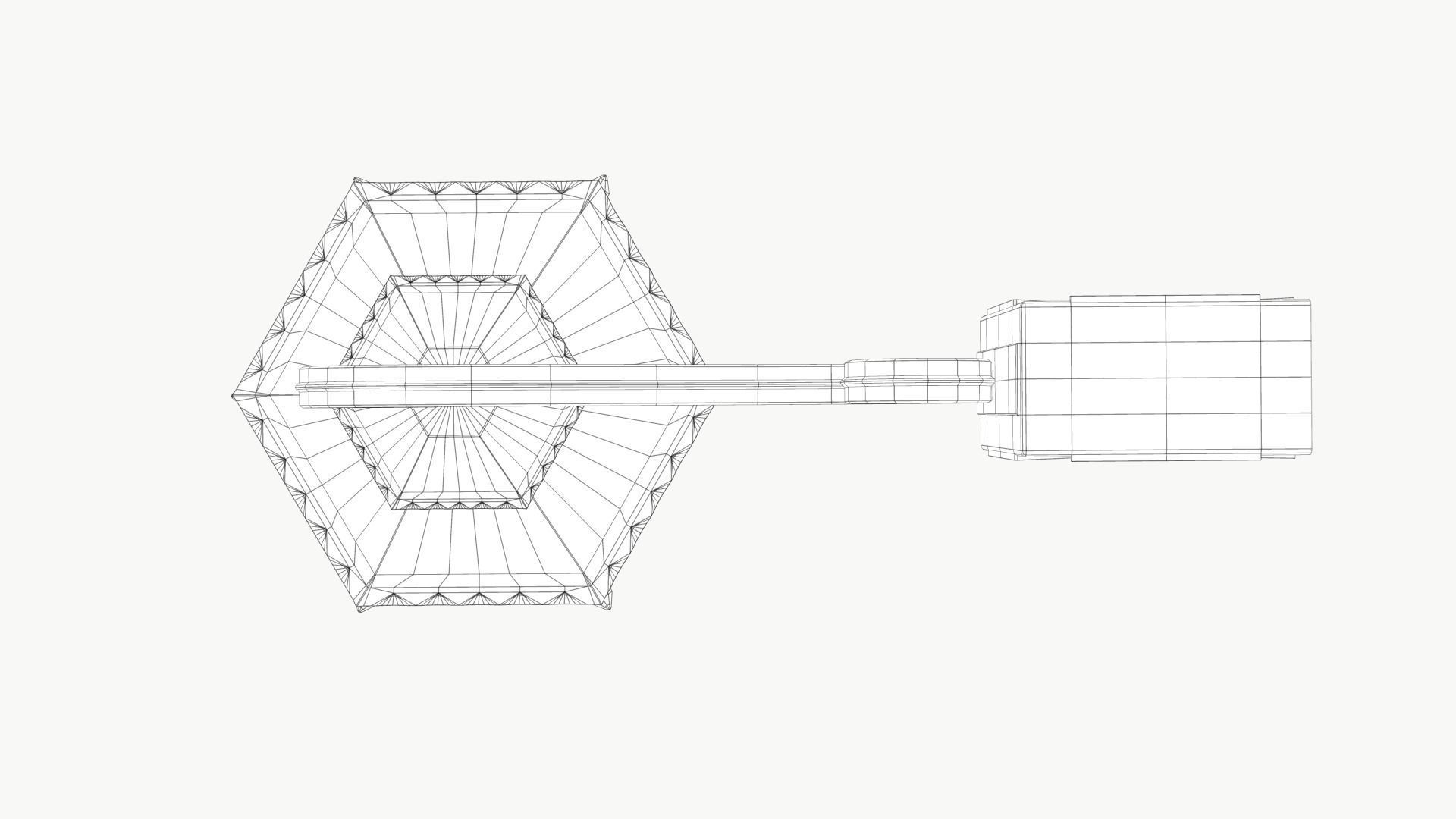 Decorative Lantern Low-poly 3D model_16