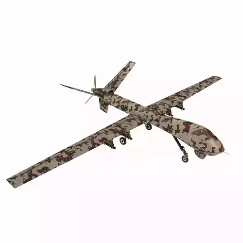 Aircraft05 military drone 3D model