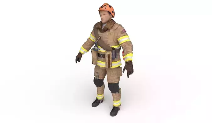 Firefighter character 