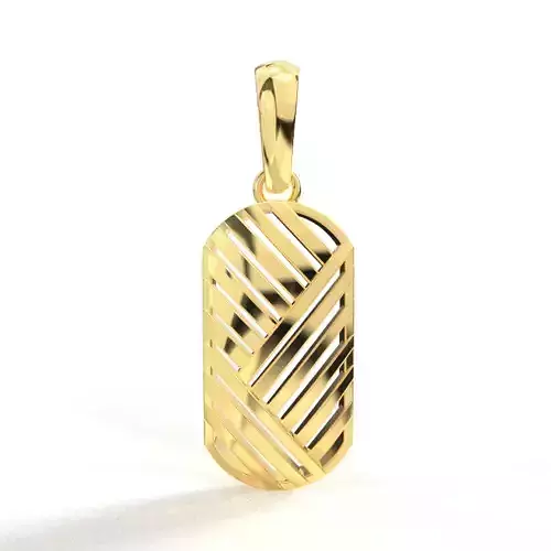 GOLD BOLD PENDANT 3D print model