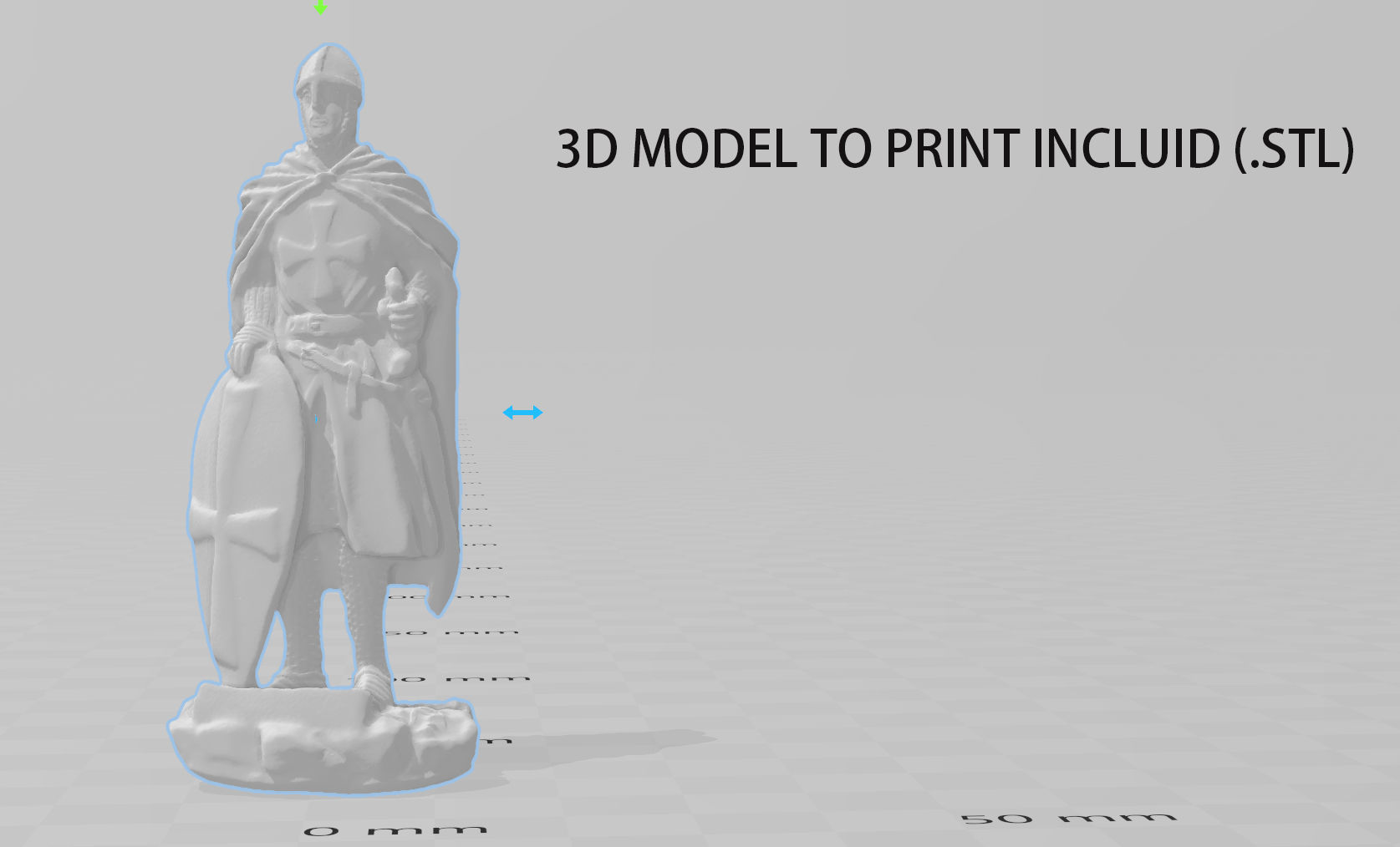 TEMPLAR KNIGHT  Low-poly 3D model_13