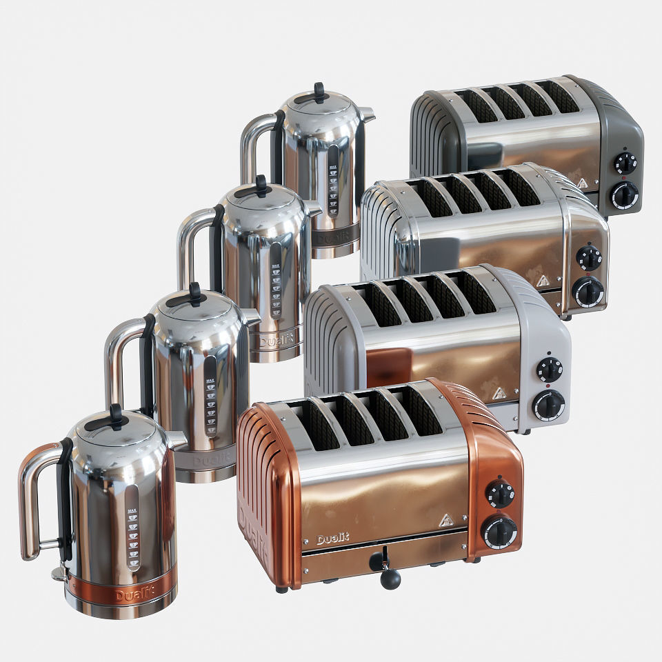 Dualit kitchen set 3D model_5